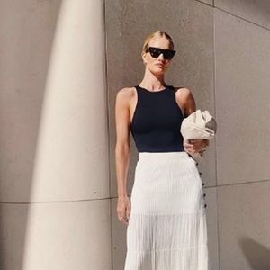 Zara black halter neck bodysuit size S